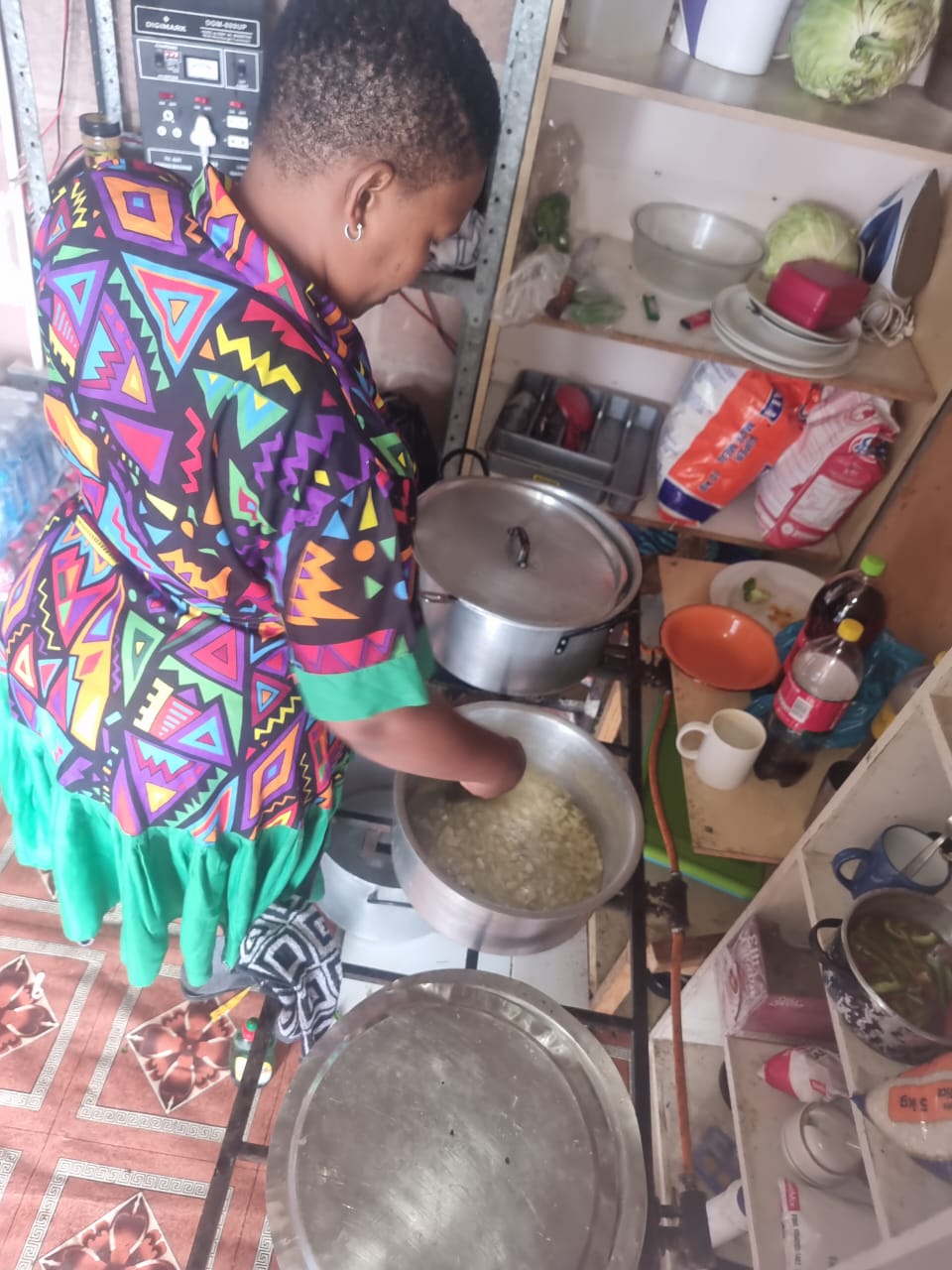 Corporate team volunteering